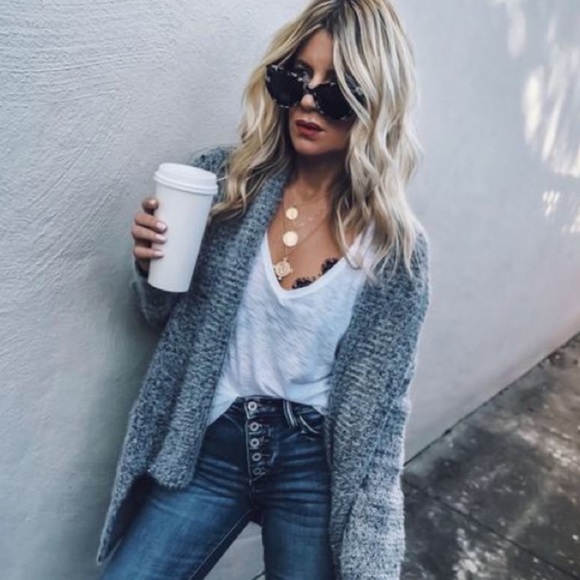 vici Sweaters - Vici Grey Super Soft Cardigan